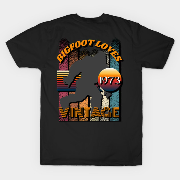 Bigfoot Loves Vintage 1973 by Scovel Design Shop